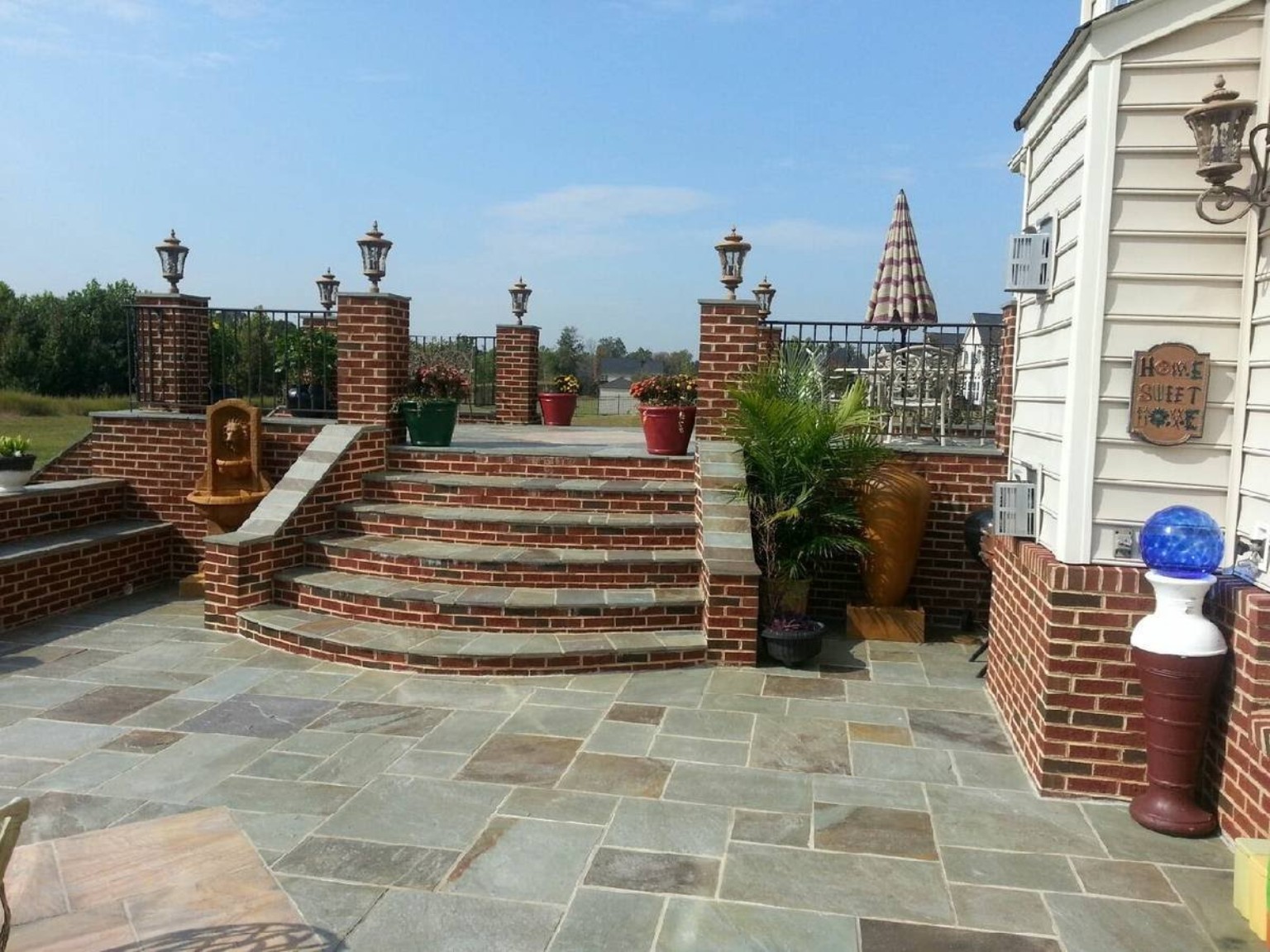 Stone patio
