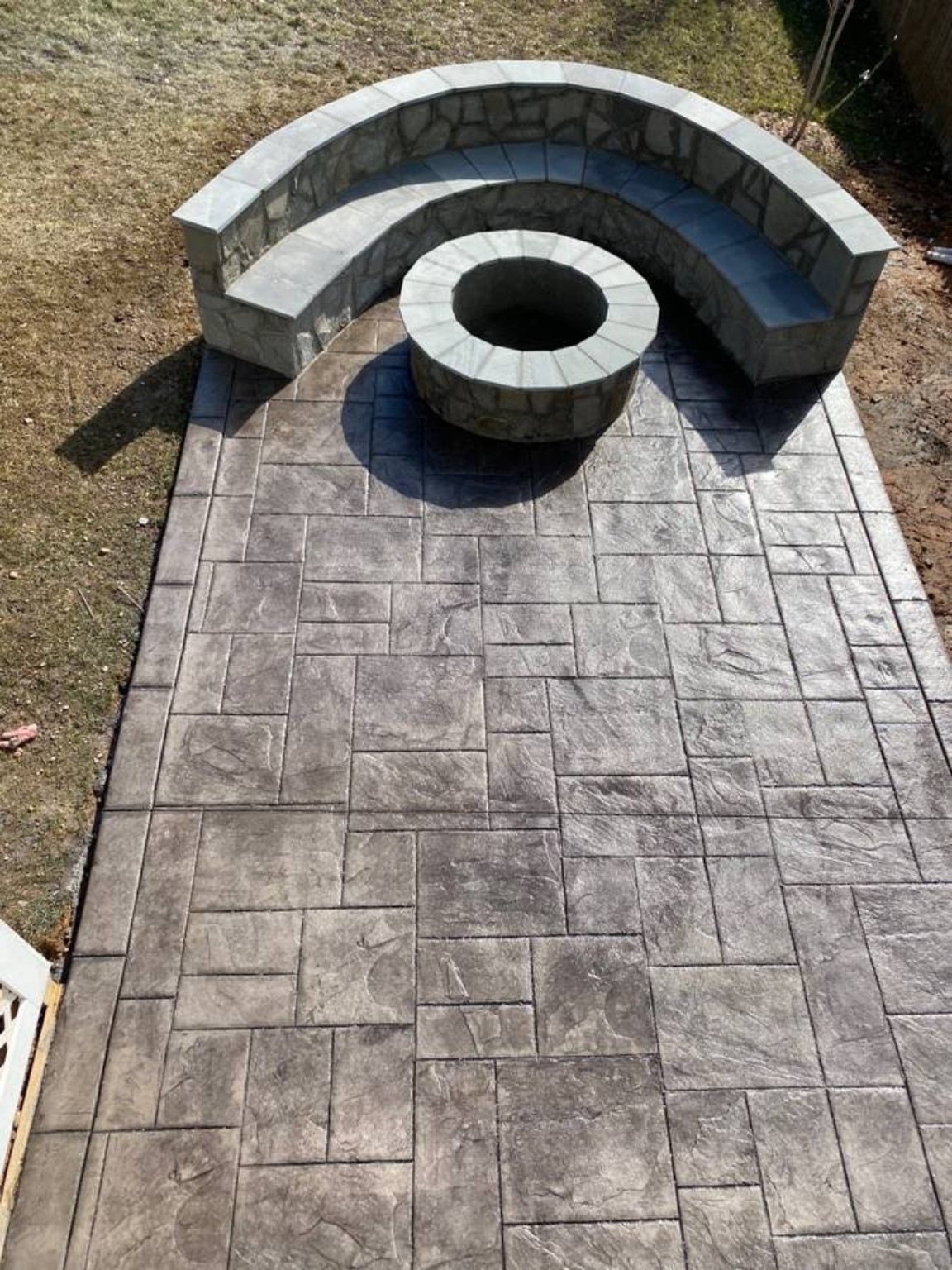 Paver patio